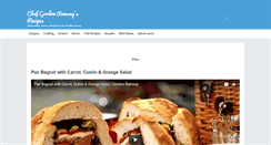 Desktop Screenshot of chefgordonramsayrecipe.com